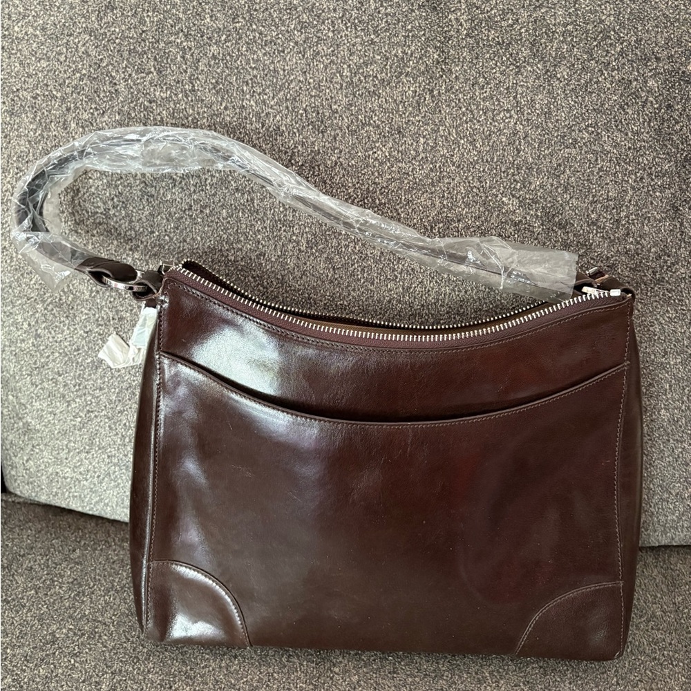 Elegant Brown Leather Bag